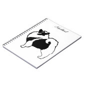 Carnet Keeshond Graphics - Cute Original Chig Art (Côté gauche)