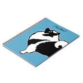 Carnet Keeshond Graphics - Cute Original Chig Art (Côté gauche)