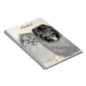 Carnet Keeshond Graphics Keeshond Maman et son (Côté Droit)