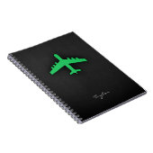 Carnet Kelly Green Avion (Côté Droit)