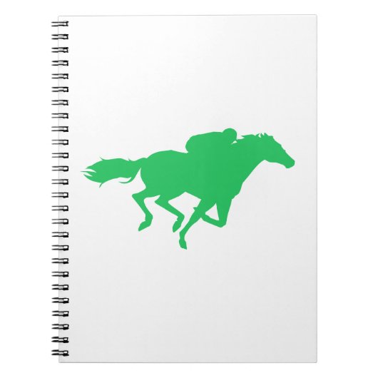 Carnet Kelly Green Horse Racing (Devant)