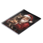 Carnet Kelpie australienne avec Noël au Père Noël (Côté gauche)