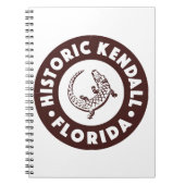 Carnet Kendall Florida Circle - Brown (Devant)