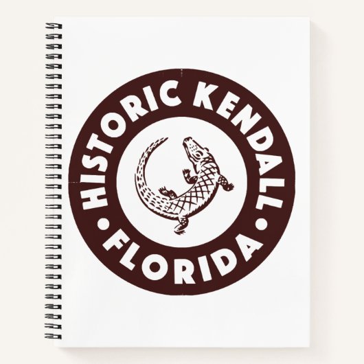 Carnet Kendall Florida Circle - Brown (Devant)