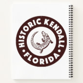 Carnet Kendall Floride Cercle - Brun (Dos)