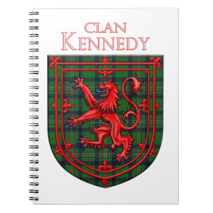 Carnet Kennedy Tartan Scottish Plaid Lion Rampant