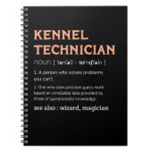 Carnet Kennel Technicien Définition Kennel Tech homme cad (Devant)