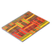 Carnet kente african print (Côté gauche)