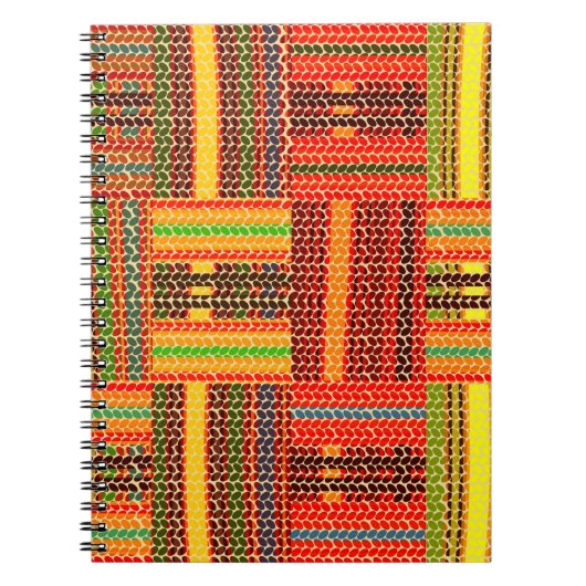 Carnet kente african print (Devant)