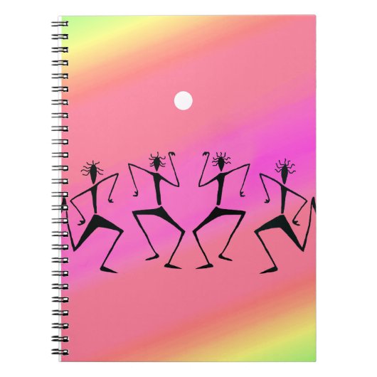 Carnet Kenya, African Art, Rainbow Party (Devant)