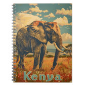 Carnet Kenya Elephant Vintage (Devant)