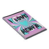 Carnet Kenya Heart Art : I Love Kenya (Côté Droit)