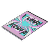 Carnet Kenya Heart Art : I Love Kenya (Côté gauche)