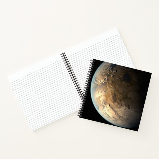Carnet Kepler-186f Orbitant Une Étoile Éloignée. (Intérieur)