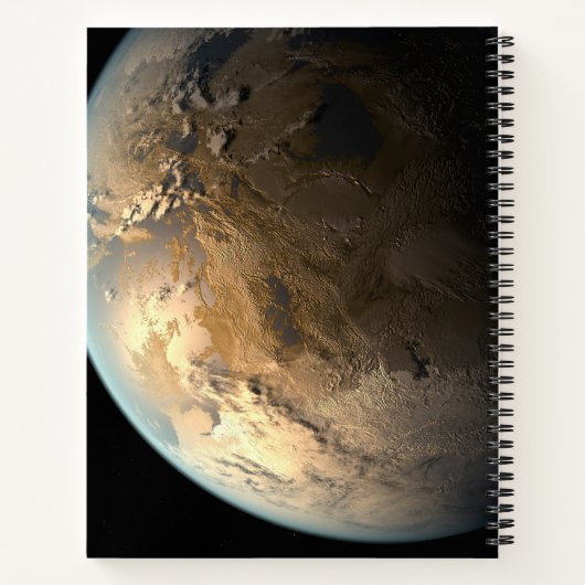 Carnet Kepler-186f Orbitant Une Étoile Éloignée. (Dos)