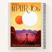 Carnet Kepler Space Voyage Destination Planète Aventure (Dos)