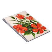 Carnet Ketmie rouge chaude (Côté Droit)