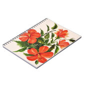 Carnet Ketmie rouge chaude (Côté gauche)