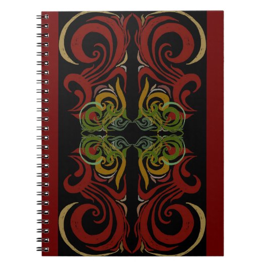 Carnet Khokhloma Exotique (Devant)