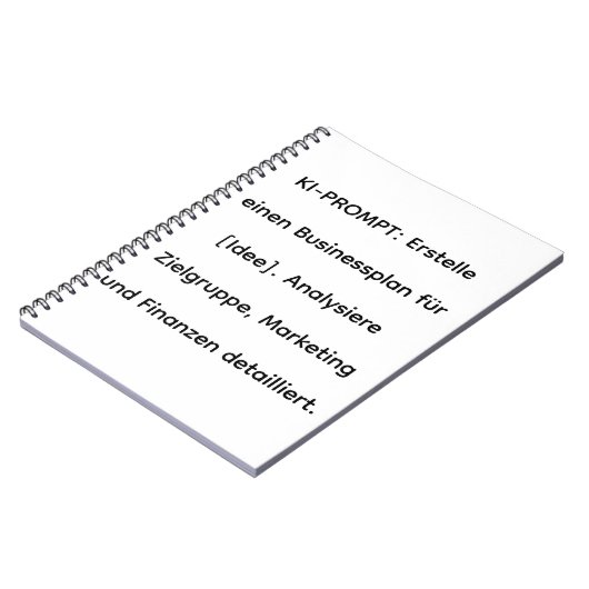 Carnet ​KI-Software-Tool: Businessplan-Generator 2026 (Côté gauche)