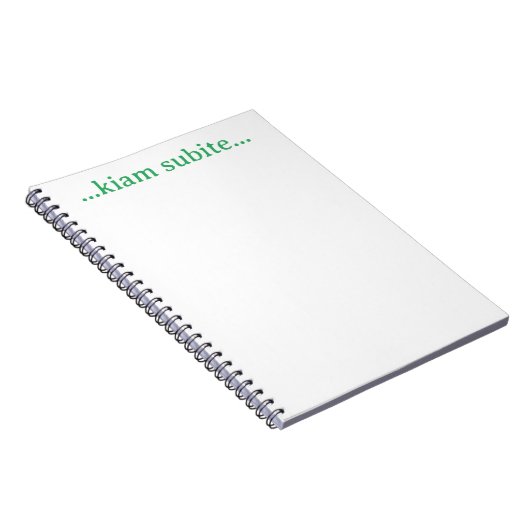 Carnet ...kiam subite... (Côté Droit)