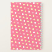 Carnet Kids filles nom ballerine rose points  (Verso)