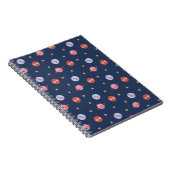 Carnet Kids Space Mini Pattern with Planets & Stars (Côté Droit)