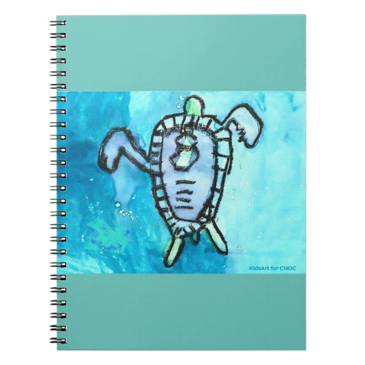 Carnet KidsArt for CHOC - Tortue de mer (Devant)
