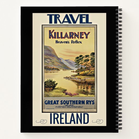 Carnet Killarney, le réflexe du ciel, (Dos)