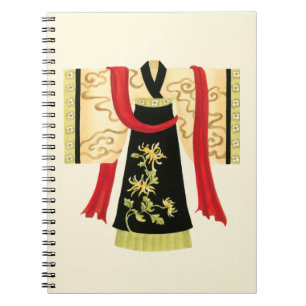 Carnet Kimono japonais traditionnel avec l'impression