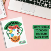 CARNET KINDNESS EST LIBRE AFFIRMATION STYLE RÉTRO