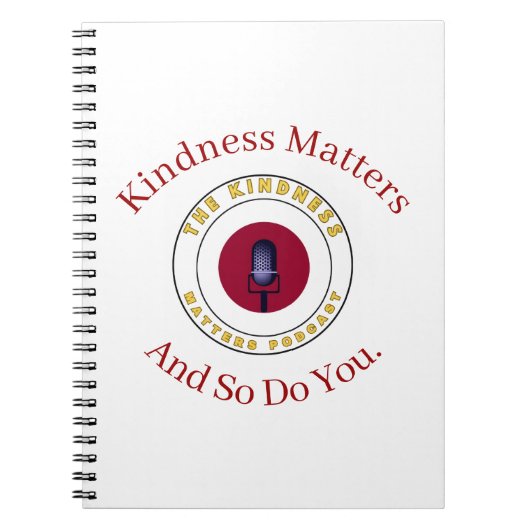 Carnet Kindness Matters And So Do You  (Devant)