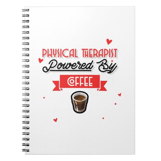 Carnet Kinésithérapeute Propulsé Par Le Café (Devant)