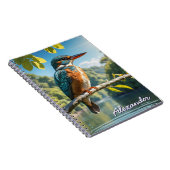 Carnet Kingfisher Majestic, Wild Bird Nature Pittoresque (Côté Droit)