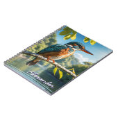 Carnet Kingfisher Majestic, Wild Bird Nature Pittoresque (Côté gauche)