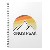 Carnet Kings Peak Utah Retro (Devant)