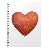 Carnet Kintsugi heart invitation (Devant)