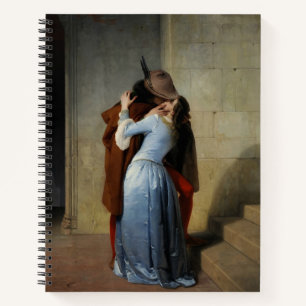 Carnet Kiss in Blue Satin Francesco Hayez Croquis