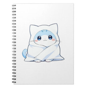 Carnet Kit de couverture confortable chaton kawaii design