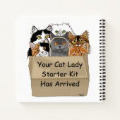 Carnet Kit d'entrée Lady Cat (Dos)