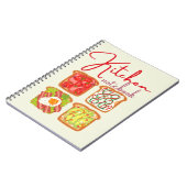 Carnet Kitchen Notebook for Home Cooking and Recipe  (Côté gauche)