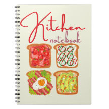 Kitchen Notebook for Home Cooking and Recipe 