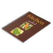 Carnet Kitchen Notebook for Recipes, Notes and Meal Plann (Côté gauche)
