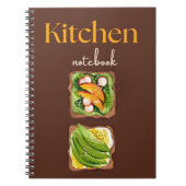 Carnet Kitchen Notebook for Recipes, Notes and Meal Plann (Devant)