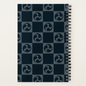 Carnet Kitsune à neuf queues - Renard japonais personnali (Verso)