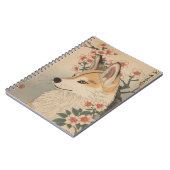 Carnet Kitsune & cherry blossom (Côté gauche)