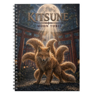 Carnet Kitsune Moon Torii Dark Cinema