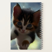 Carnet Kitten adorable dans l'espace (Verso)