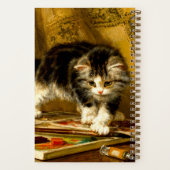 Carnet Kitten avec peinture et brosses (Verso)