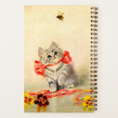 Carnet Kitten avec ruban rouge (Verso)